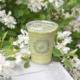 Iced matcha latte in a to-go cup