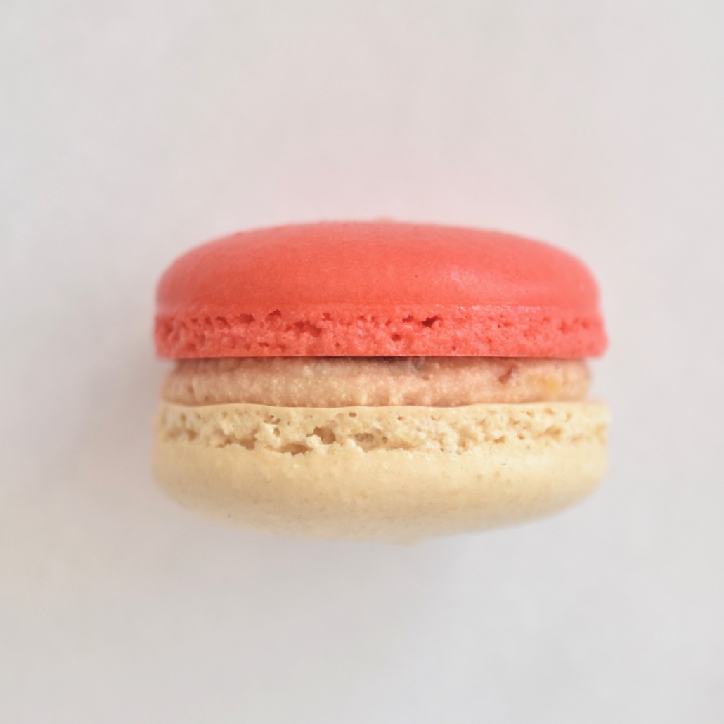 Classic French macaron with creamy filling