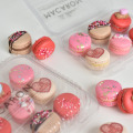 Valentine collection of French macarons in boxes of 6 and 12 macarons from Le Bon Macaron