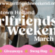 Downtown Holland girlfriends weekend info graphic
