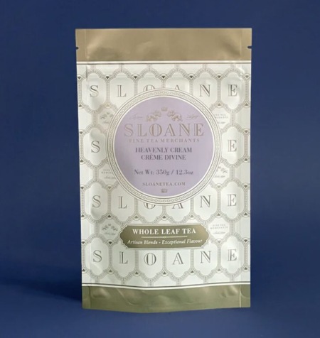Large pouch of Heavenly Cream Sloane Tea